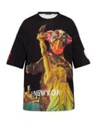 Matchesfashion.com Undercover - New York Monster Print Cotton T Shirt - Mens - Black