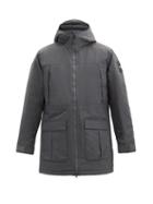 Matchesfashion.com The North Face - Storm Peak Logo-patch Padded-shell Hooded Parka - Mens - Grey