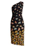 Peter Pilotto Floral-print Cady Midi Dress