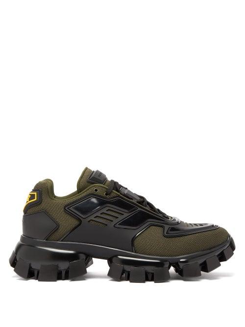 Matchesfashion.com Prada - Cloudbust Thunder Knitted Trainers - Mens - Khaki