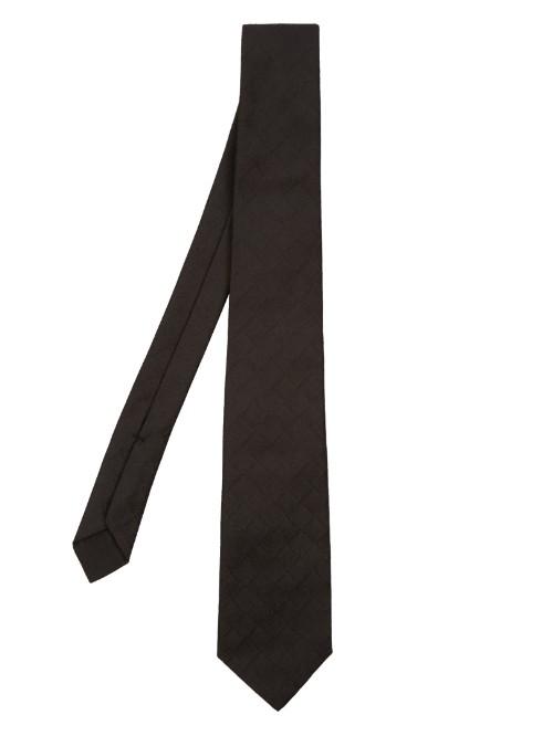 Bottega Veneta Dgrad Intrecciato-jacquard Silk Tie