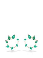 Fernando Jorge - Flicker Emerald & 18kt Gold Earrings - Womens - Green Gold