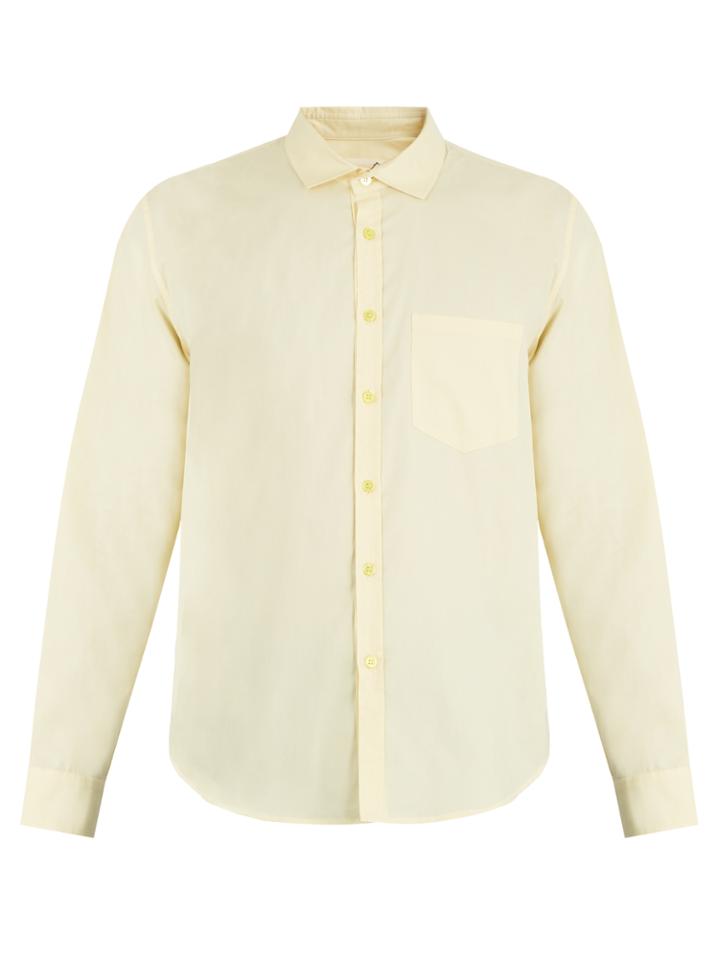 Martine Rose Monogram-embroidered Cotton-twill Shirt