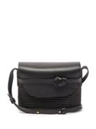 Matchesfashion.com Cesta Collective - Mini Sisal And Leather Basket Bag - Womens - Black