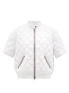 Bogner - Cropped Quilted-shell Golf Jacket - Womens - White