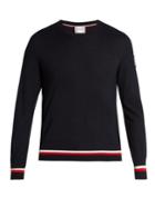 Moncler Gamme Bleu Crew-neck Cashmere-blend Sweater
