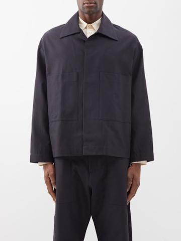 Studio Nicholson - Beste Cotton-drill Chore Jacket - Mens - Navy