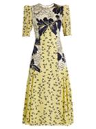 Roksanda Thalia Floral-print Silk Crepe De Chine Dress