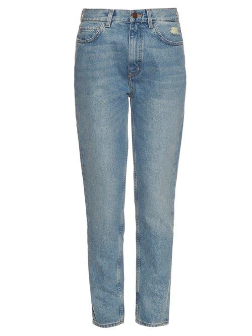 Matchesfashion.com M.i.h Jeans - Mimi High Rise Slim Fit Jeans - Womens - Denim