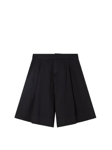 Matchesfashion.com Birkenstock X Toogood - The Mudlark High-rise Pleated Shorts - Womens - Black