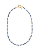 Mens Jewellery Liou - Delph Pearl & Gold-plated Beaded Necklace - Mens - Blue