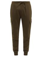 Mens Rtw Polo Ralph Lauren - Logo-embroidered Jersey Track Pants - Mens - Khaki