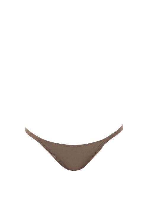 Matchesfashion.com Asceno - The Biarritz Low-rise Bikini Briefs - Womens - Brown