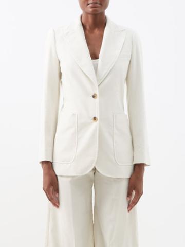 Bella Freud - St. James Corduroy Jacket - Womens - Ivory