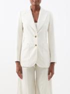 Bella Freud - St. James Corduroy Jacket - Womens - Ivory