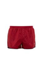 Matchesfashion.com Gucci - Gg Bee-appliqu Swim Shorts - Mens - Red Multi