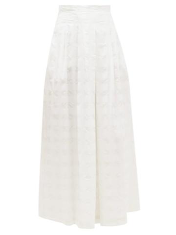 Matchesfashion.com Max Mara Studio - Vicini Skirt - Womens - Ivory