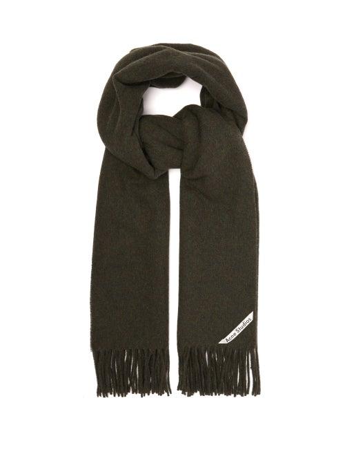 Matchesfashion.com Acne Studios - Canada Wool Scarf - Womens - Khaki