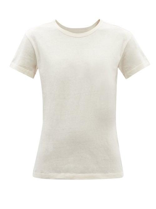 Officine Gnrale - Lara Cotton-blend Jersey T-shirt - Womens - White