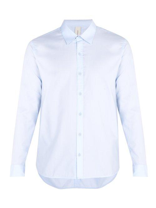 Matchesfashion.com S0rensen - Officer Cotton Shirt - Mens - Blue