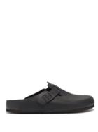 Matchesfashion.com Birkenstock - Boston Leather Clogs - Mens - Black