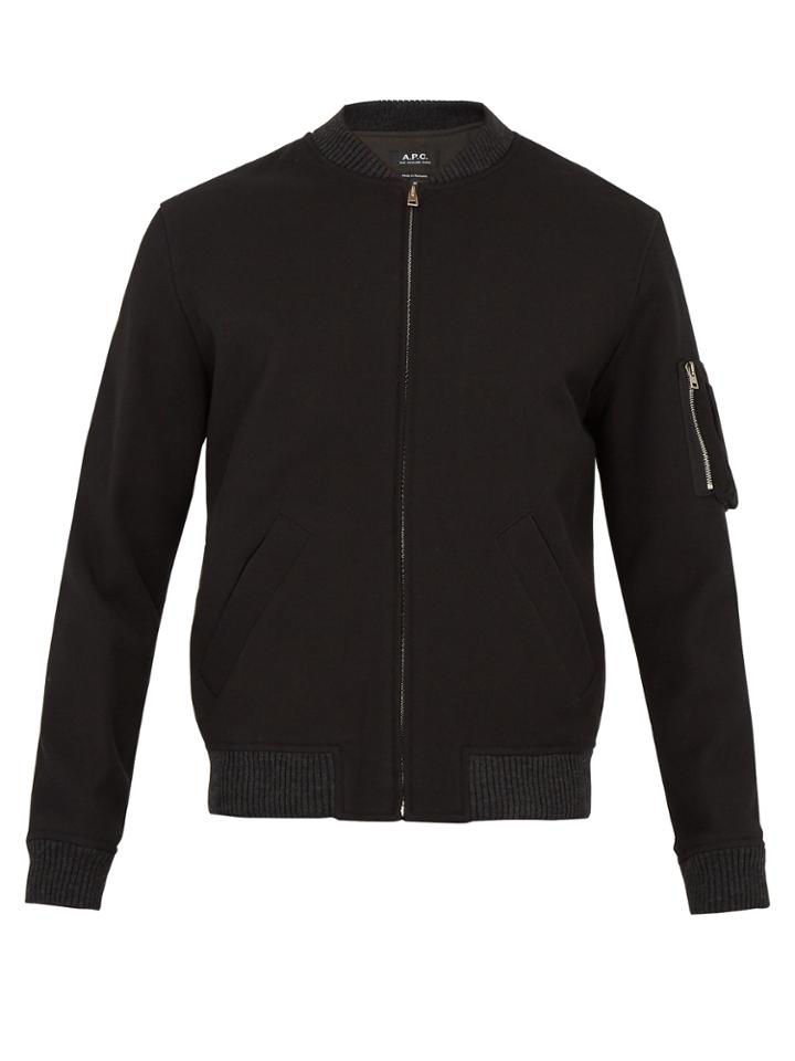 A.p.c. Flix Cotton Bomber Jacket