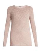 Atm Raw-edged Cotton-blend T-shirt