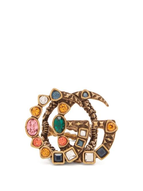Matchesfashion.com Gucci - Gg Crystal Ring - Womens - Multi