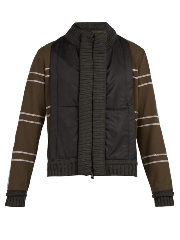 Craig Green Ridge-knit Cotton-blend Cardigan