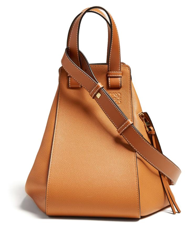 Loewe Hammock Medium Grained-leather Bag