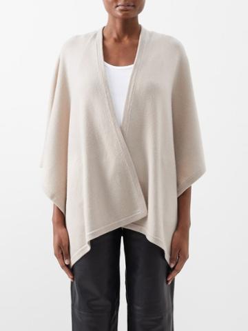 Arch4 - Square Cashmere Poncho - Womens - Taupe