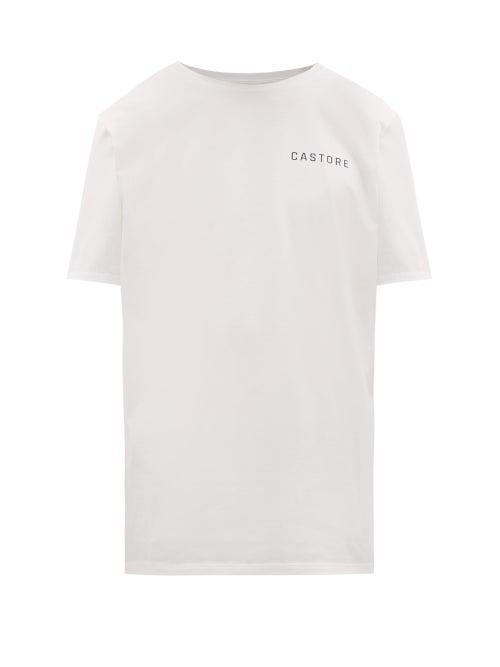 Matchesfashion.com Castore - Colombo Logo Print Supima Cotton Blend T Shirt - Mens - White