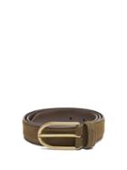 Anderson's - Suede Belt - Mens - Khaki