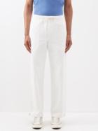 A.p.c. - Vincent Drawstring-waist Cotton-blend Trousers - Mens - Cream