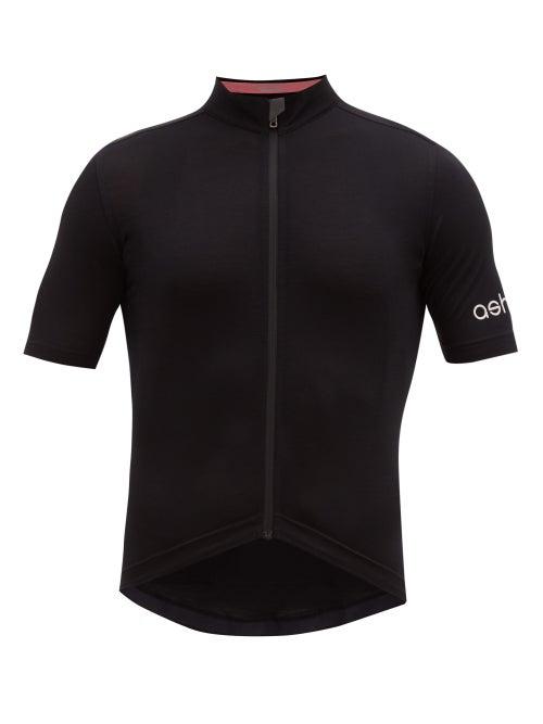 Matchesfashion.com Ashmei - Merino Blend Technical Jersey Top - Mens - Black