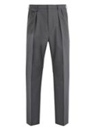 Gucci Pleated-detail Wool Trousers