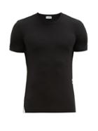 Matchesfashion.com Dolce & Gabbana - Logo Print Cotton Blend T Shirt - Mens - Black