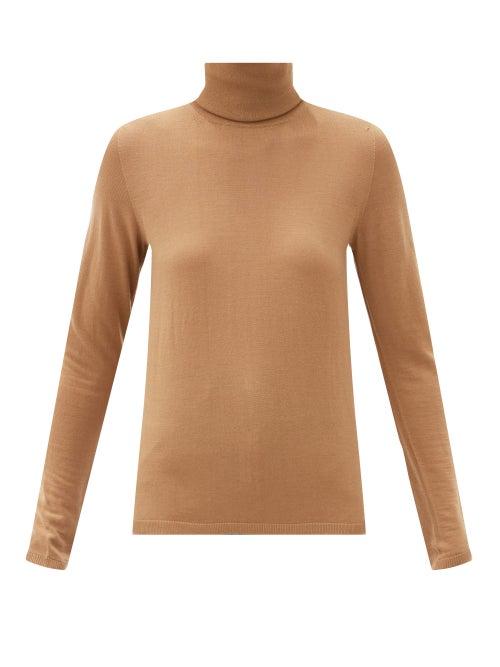 Matchesfashion.com Max Mara - Saluto Sweater - Womens - Camel
