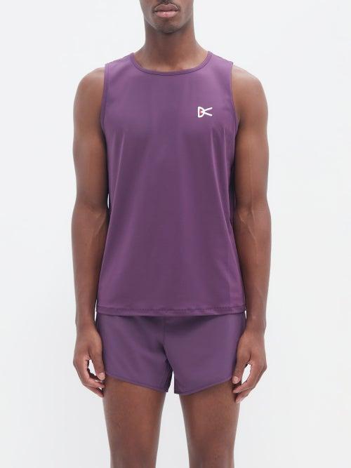 District Vision - Air-wear Technical-mesh Running Tank - Mens - Purple