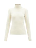 Matchesfashion.com Gabriela Hearst - Myers Cashmere-blend Roll-neck Sweater - Womens - Ivory