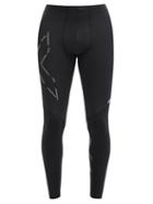 Matchesfashion.com 2xu - Wind Defence Technical-blend Jersey Leggings - Mens - Black Grey