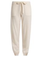 Allude Tie-waist Wool And Cashmere-blend Track Pants