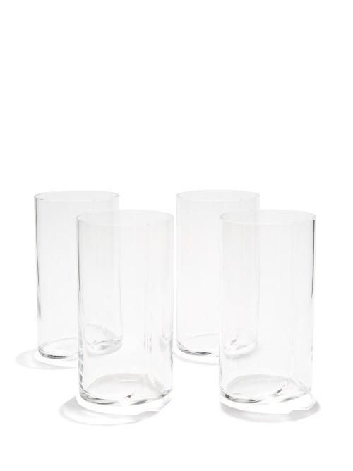 Zaha Hadid Design - Set Of Four Hew Highball Glasses - Clear