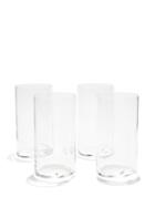 Zaha Hadid Design - Set Of Four Hew Highball Glasses - Clear