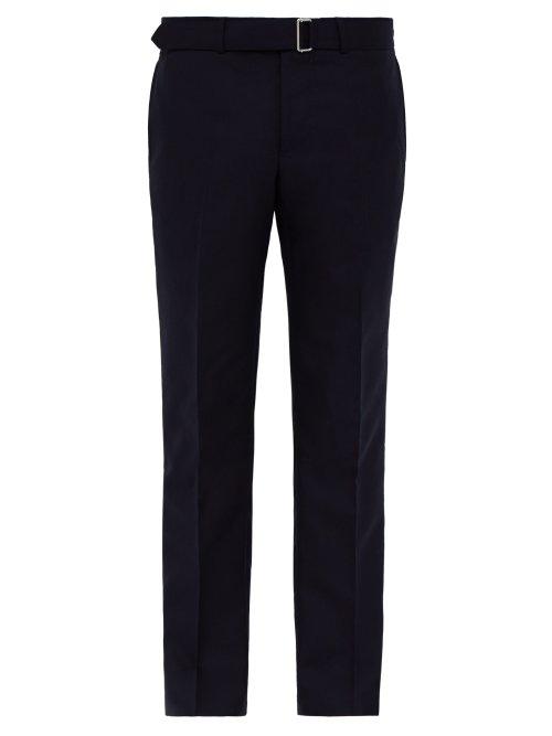 Matchesfashion.com Officine Gnrale - Paul Wool Trousers - Mens - Navy