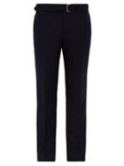 Matchesfashion.com Officine Gnrale - Paul Wool Trousers - Mens - Navy