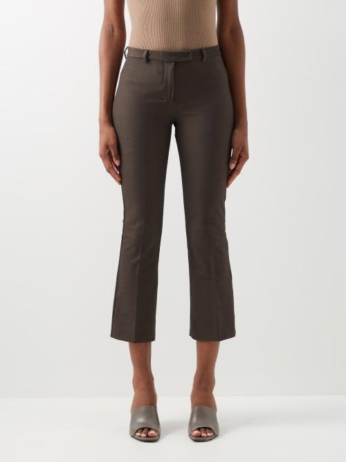 S Max Mara - Umanita Trousers - Womens - Brown