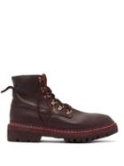 Matchesfashion.com Guidi - Leather Hiking Boots - Mens - Burgundy