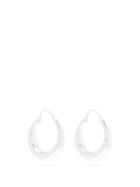Matchesfashion.com All Blues - Fat Baby Snake Sterling Silver Hoop Earrings - Womens - Silver