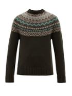 Matchesfashion.com Iris Von Arnim - Halifax Jacquard Cashmere Sweater - Mens - Green Multi